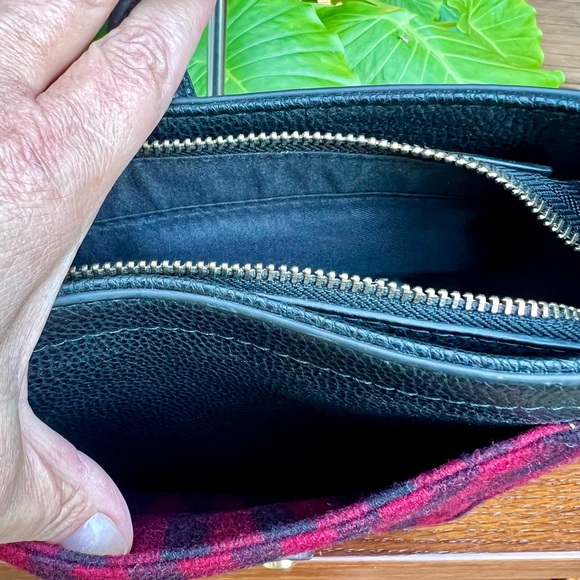 Charlie Paige Crossbody - Plaid, Red -EUC - Picture 4 of 8